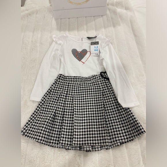 Toddler Plaid Skirt Set - Picture 1 of 8